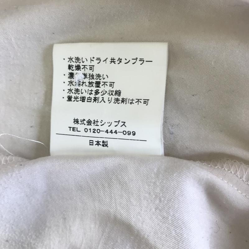 シップス SHIPS シャツ、ブラウス 長袖 S 無地 ベージュ / ベージュ / レディース USED 古着 中古 10036511