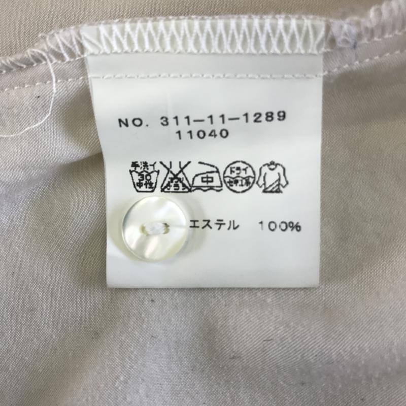 シップス SHIPS シャツ、ブラウス 長袖 S 無地 ベージュ / ベージュ / レディース USED 古着 中古 10036511