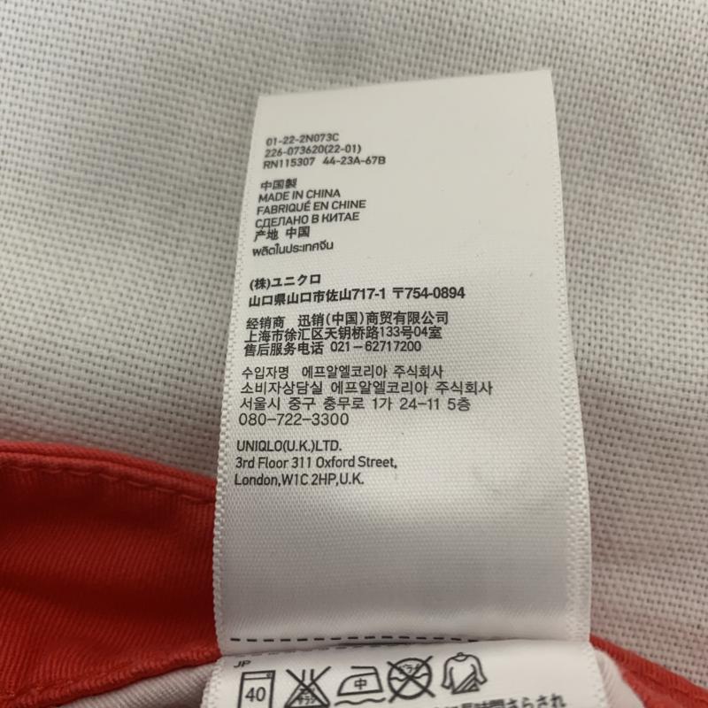 ユニクロ UNIQLO ボトムス ボトムス ショートパンツ 無地 橙 / オレンジ / レディース USED 古着 中古 10036559