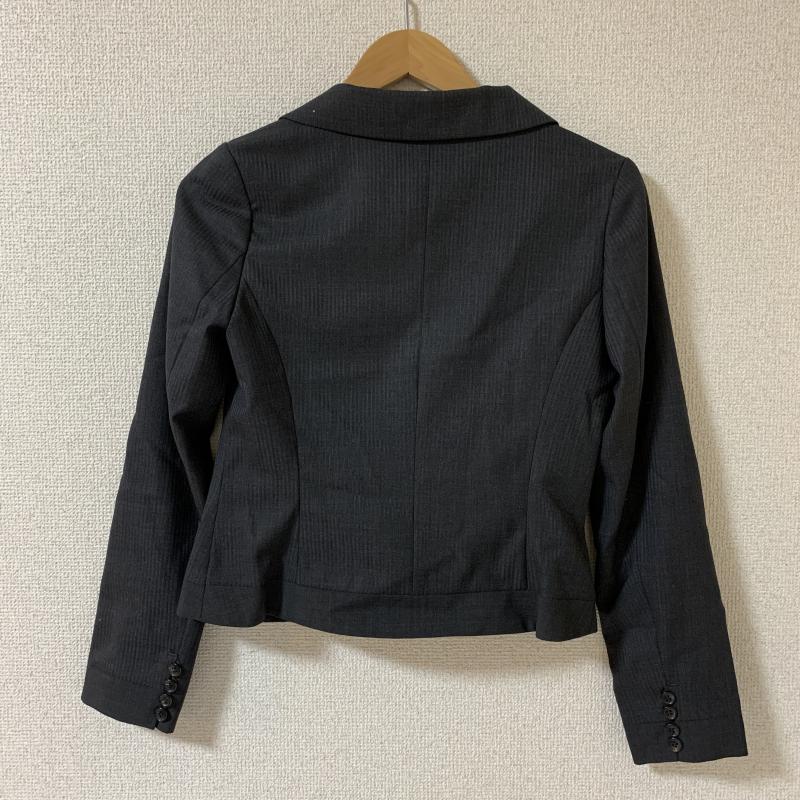 ジラソール gilasoL. ジャケット、上着 ジャケット、ブレザー ウール 36 ストライプ 灰 / グレー / レディース USED 古着 中古 10036616