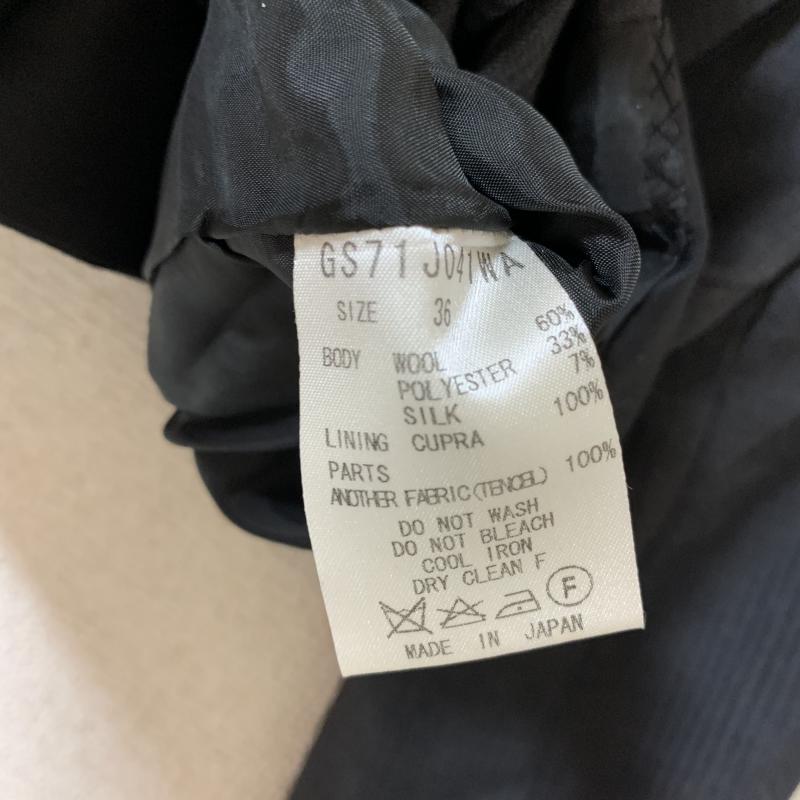 ジラソール gilasoL. ジャケット、上着 ジャケット、ブレザー ウール 36 ストライプ 灰 / グレー / レディース USED 古着 中古 10036616