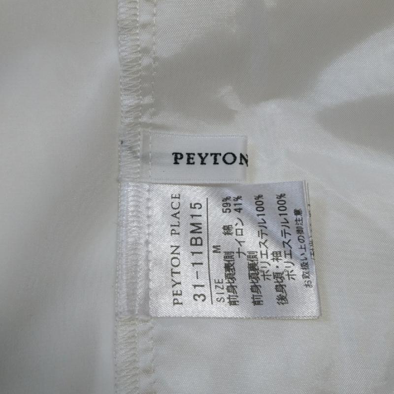 ペイトンプレイス PEYTONPLACE シャツ、ブラウス 半袖 M 無地 X 白 / ホワイト / レディース USED 古着 中古 10036683