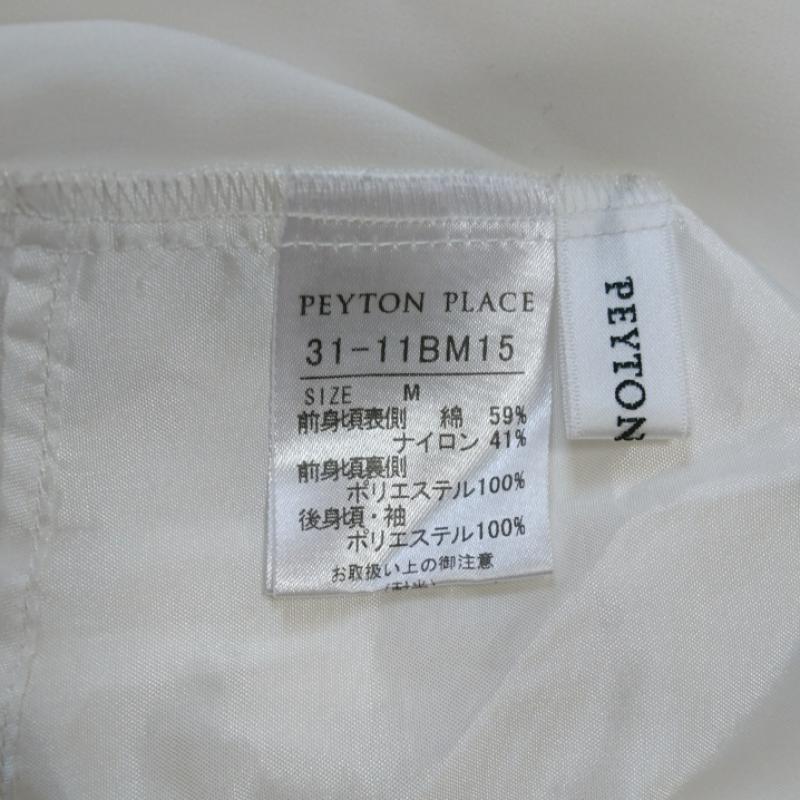 ペイトンプレイス PEYTONPLACE シャツ、ブラウス 半袖 M 無地 X 白 / ホワイト / レディース USED 古着 中古 10036683