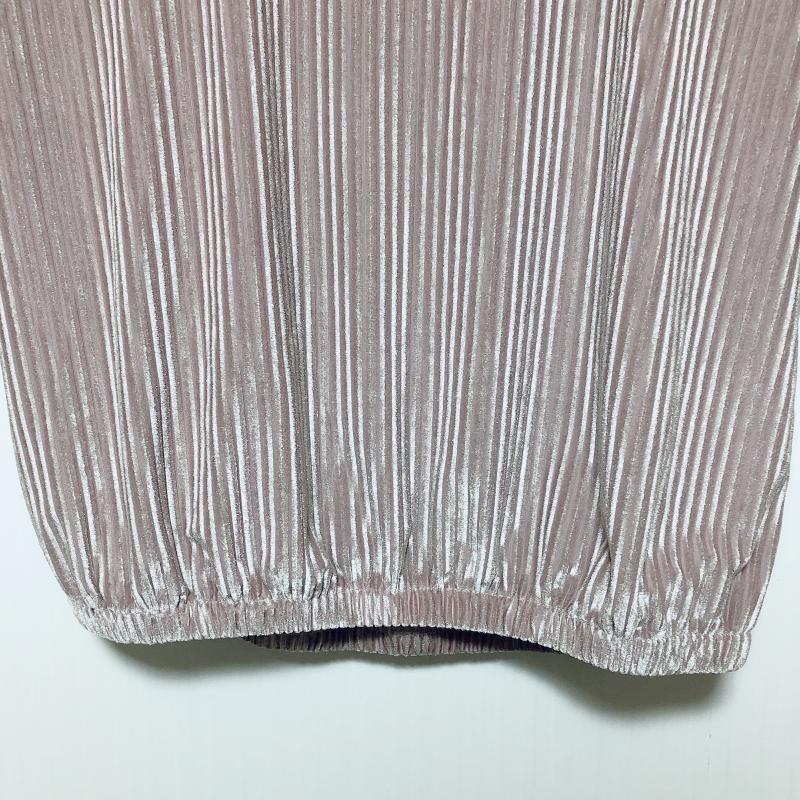 ザラ ZARA カットソー 半袖 M 無地 グレージュ / グレージュ / レディース USED 古着 中古 10036700