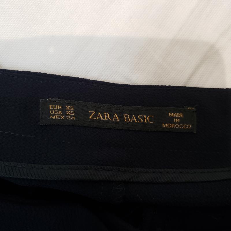 ザラベーシック ZARA BASIC パンツ ショートパンツ XS 無地 紺 / ネイビー / レディース USED 古着 中古 10036761