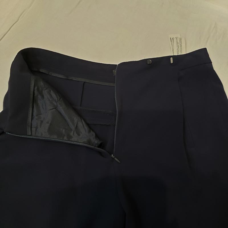 ザラベーシック ZARA BASIC パンツ ショートパンツ XS 無地 紺 / ネイビー / レディース USED 古着 中古 10036761