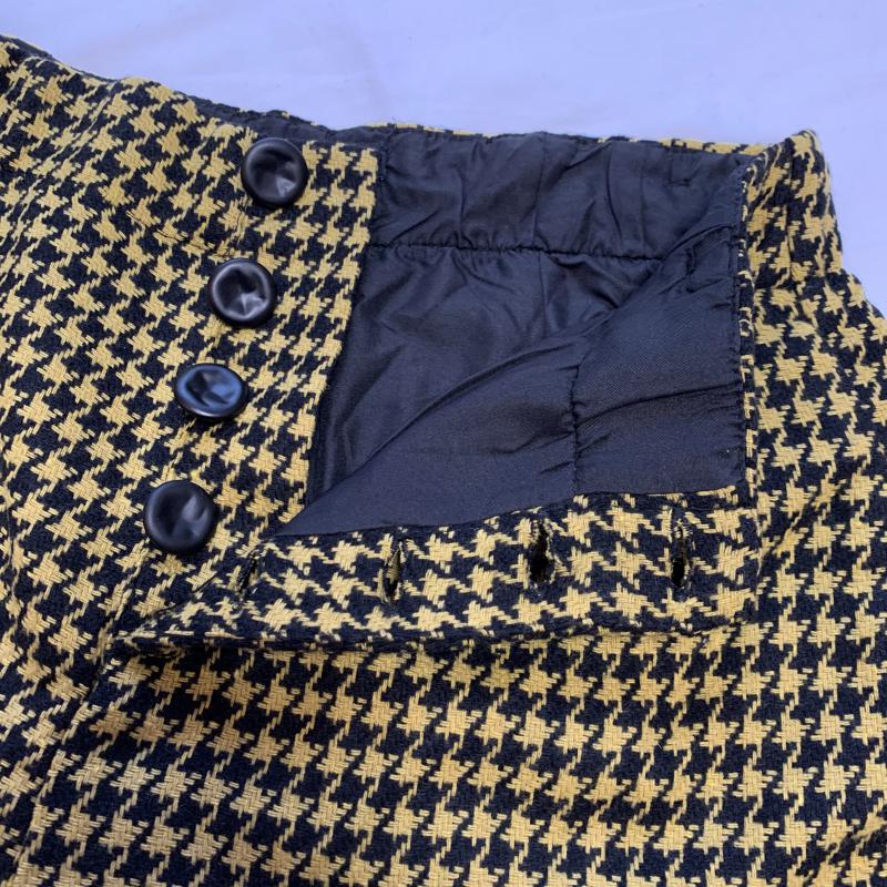 ザラティーアールエフ ZARA TRF パンツ ショートパンツ L 千鳥格子 黒 / ブラック / X 黄 / イエロー / レディース USED 古着 中古 10036764