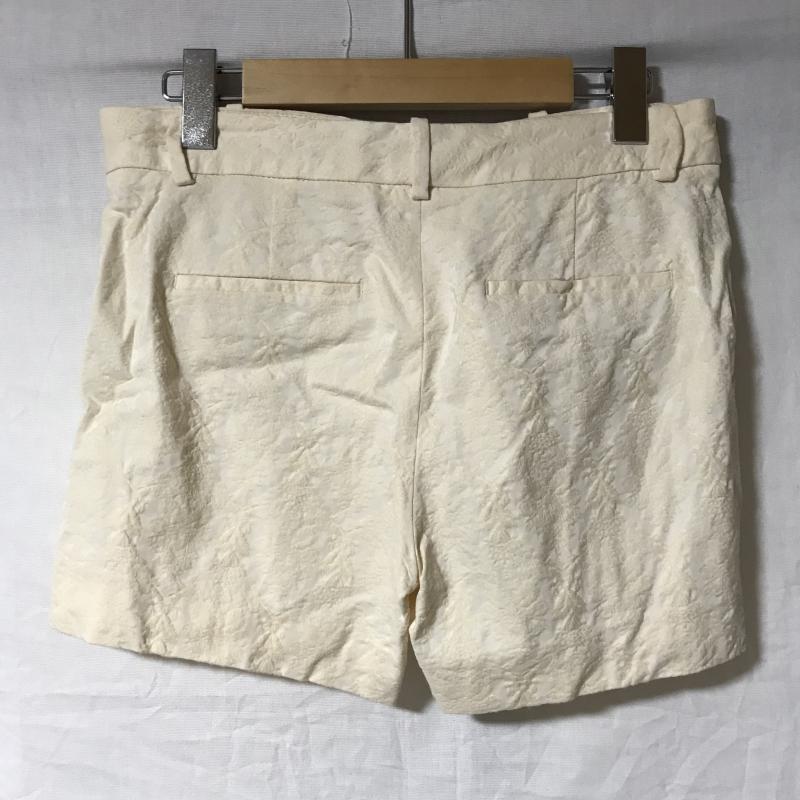 ザラベーシック ZARA BASIC パンツ ショートパンツ S 総柄 白 / ホワイト / レディース USED 古着 中古 10036771