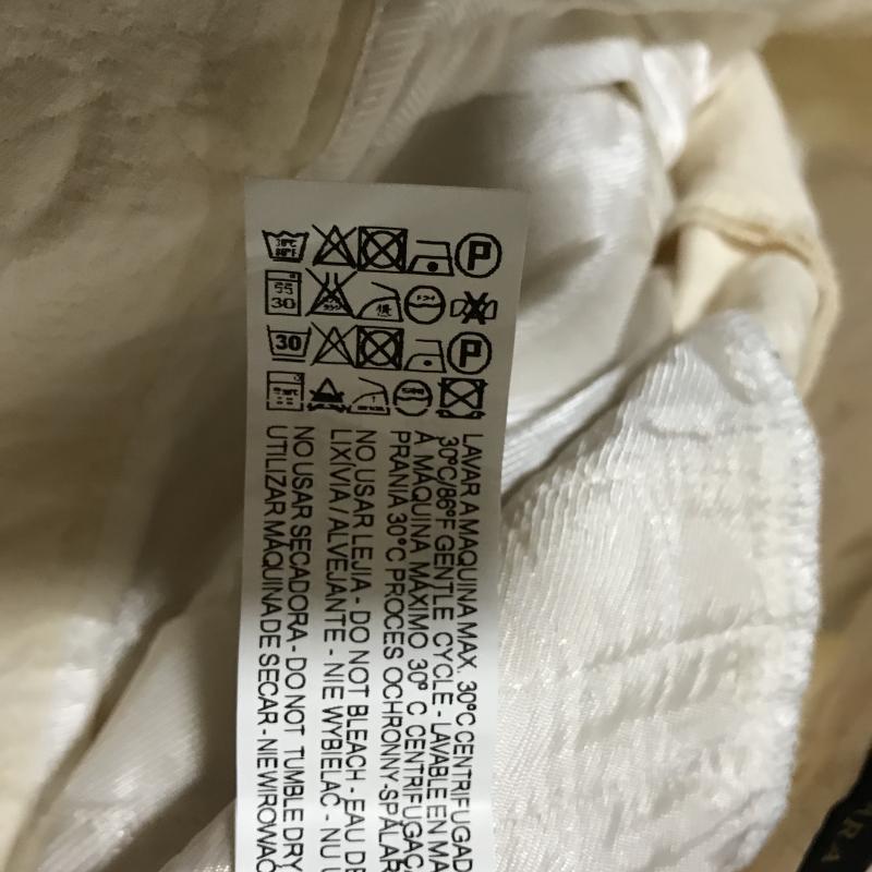 ザラベーシック ZARA BASIC パンツ ショートパンツ S 総柄 白 / ホワイト / レディース USED 古着 中古 10036771