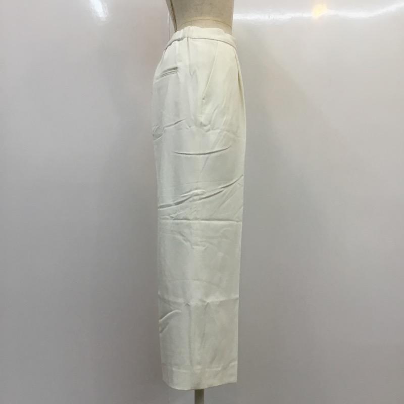 スライ SLY ボトムス ボトムス ワイドパンツ 無地 タグ付き 2 無地 白 / ホワイト / レディース USED 古着 中古 10037137
