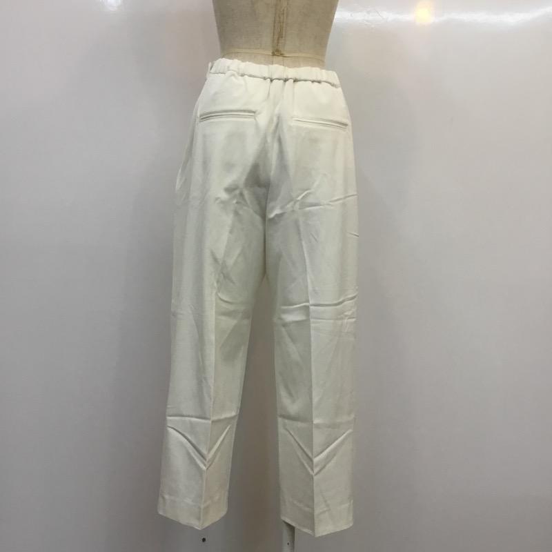 スライ SLY ボトムス ボトムス ワイドパンツ 無地 タグ付き 2 無地 白 / ホワイト / レディース USED 古着 中古 10037137
