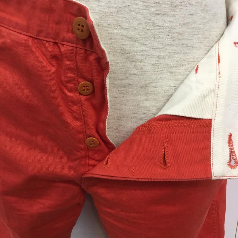 ゴールド GOLD パンツ ショートパンツ ハーフパンツ 短パン M 無地 橙 / オレンジ / メンズ USED 古着 中古 10037653