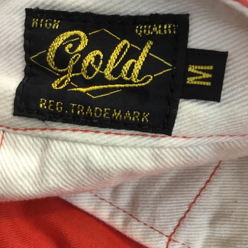ゴールド GOLD パンツ ショートパンツ ハーフパンツ 短パン M 無地 橙 / オレンジ / メンズ USED 古着 中古 10037653