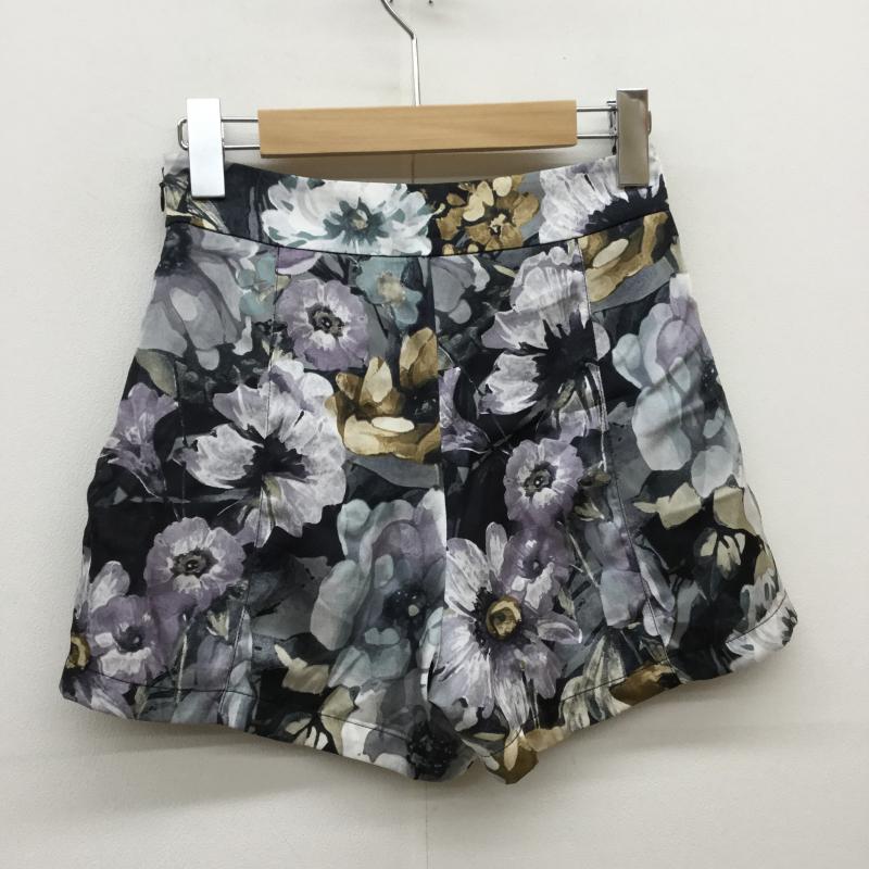 エモダ EMODA パンツ ショートパンツ S 花柄 マルチカラー / マルチカラー / レディース USED 古着 中古 10037936
