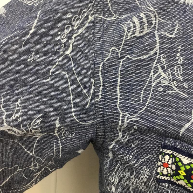 ワイルドシングス WILD THINGS シャツ、ブラウス 半袖 クライマー プリント シャンブレー シャツ チロリアンテープ S 総柄 マルチカラー / マルチカラー / メンズ USED 古着 中古 10038120