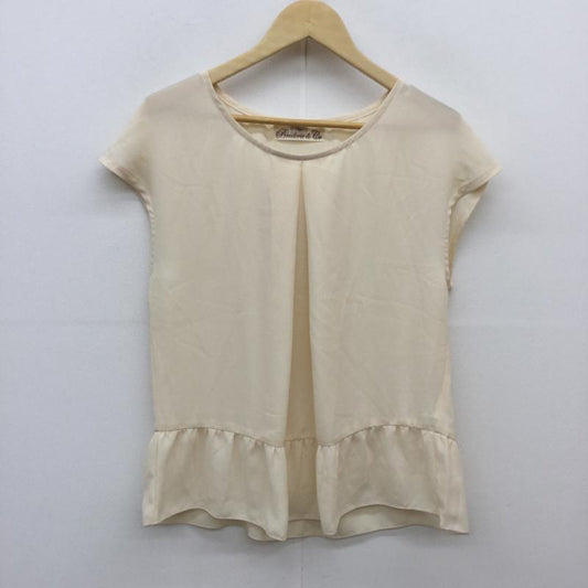 ナノユニバース ブロードゥリー&コー nano universe Braderie & Co カットソー 半袖 FREE  アイボリー / アイボリー /  レディース USED 古着 中古 10038383