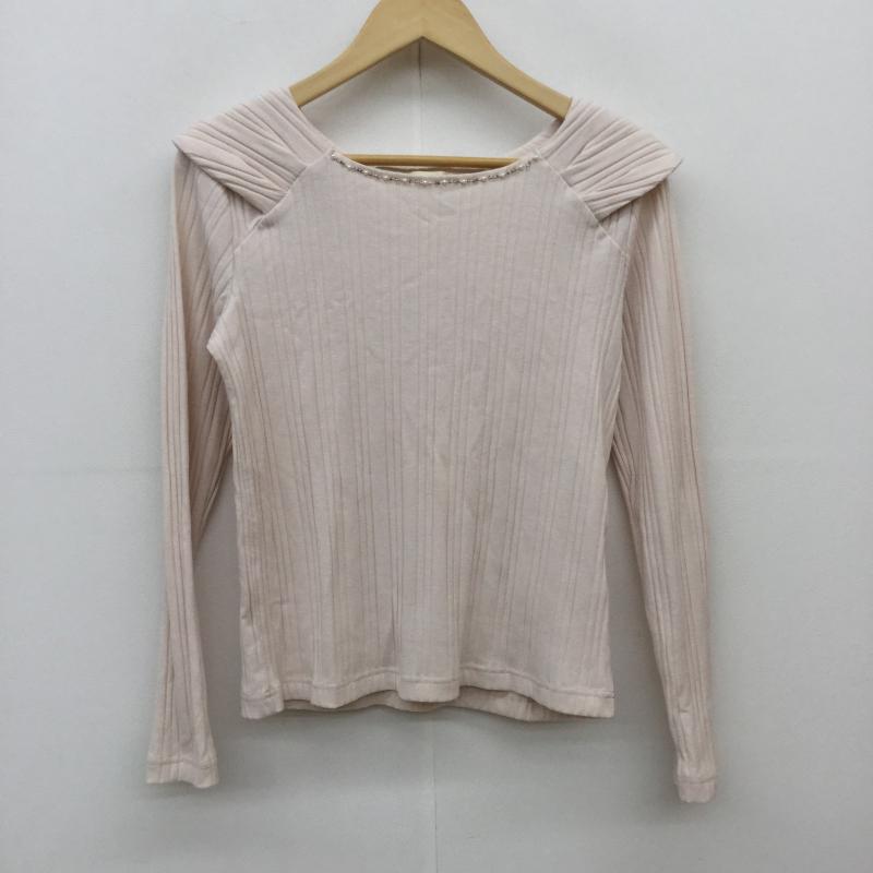 マジェスティックレゴン MAJESTIC LEGON カットソー 長袖 M  桃 / ピンク /  レディース USED 古着 中古 10038412