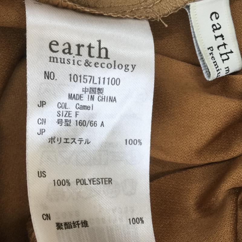 アースミュージックアンドエコロジー earth music&ecology スカート ミニスカート FREE 茶 / ブラウン / レディース USED 古着 中古 10038453