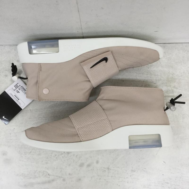 ナイキ NIKE スニーカー スニーカー AIR/FEAR OF GOD MOC エア フィアーオブゴッド モック パーティクルベージュ/ブラック-セイル AT8086-200 27.0cm ロゴ、文字 桃 / ピンク / メンズ USED 古着 中古 10038604