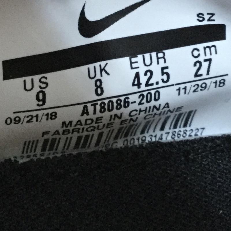 ナイキ NIKE スニーカー スニーカー AIR/FEAR OF GOD MOC エア フィアーオブゴッド モック パーティクルベージュ/ブラック-セイル AT8086-200 27.0cm ロゴ、文字 桃 / ピンク / メンズ USED 古着 中古 10038604