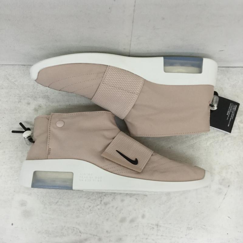 ナイキ NIKE スニーカー スニーカー AIR/FEAR OF GOD MOC エア フィアーオブゴッド モック パーティクルベージュ/ブラック-セイル AT8086-200 27.0cm ロゴ、文字 桃 / ピンク / メンズ USED 古着 中古 10038604