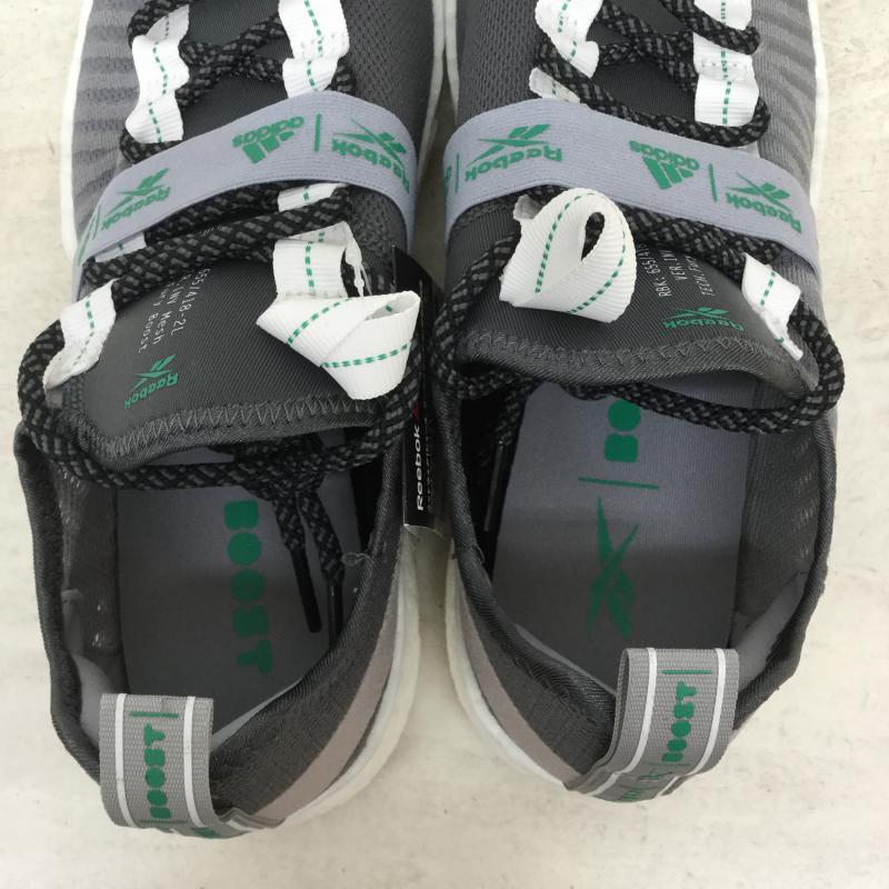 リーボック Reebok スニーカー スニーカー ×ADIDAS SOLE FURY X BOOST ソールフューリーブースト FW0166 28.0cm ロゴ、文字 灰 / グレー / X 緑 / グリーン / メンズ USED 古着 中古 10038606
