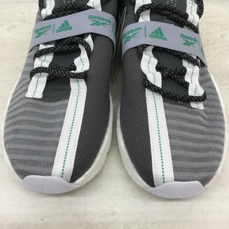 リーボック Reebok スニーカー スニーカー ×ADIDAS SOLE FURY X BOOST ソールフューリーブースト FW0166 28.0cm ロゴ、文字 灰 / グレー / X 緑 / グリーン / メンズ USED 古着 中古 10038606