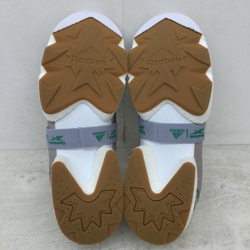 リーボック Reebok スニーカー スニーカー ×ADIDAS SOLE FURY X BOOST ソールフューリーブースト FW0166 28.0cm ロゴ、文字 灰 / グレー / X 緑 / グリーン / メンズ USED 古着 中古 10038606