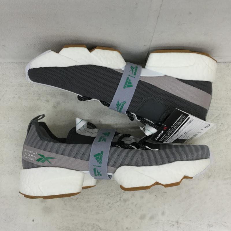 リーボック Reebok スニーカー スニーカー ×ADIDAS SOLE FURY X BOOST ソールフューリーブースト FW0166 28.0cm ロゴ、文字 灰 / グレー / X 緑 / グリーン / メンズ USED 古着 中古 10038606