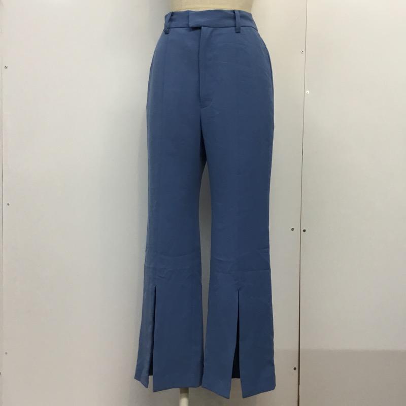 ジーナシス JEANASIS パンツ スラックス FREE 無地 水色 / ライトブルー / レディース USED 古着 中古 10038617