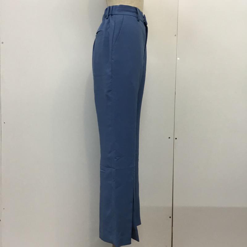 ジーナシス JEANASIS パンツ スラックス FREE 無地 水色 / ライトブルー / レディース USED 古着 中古 10038617