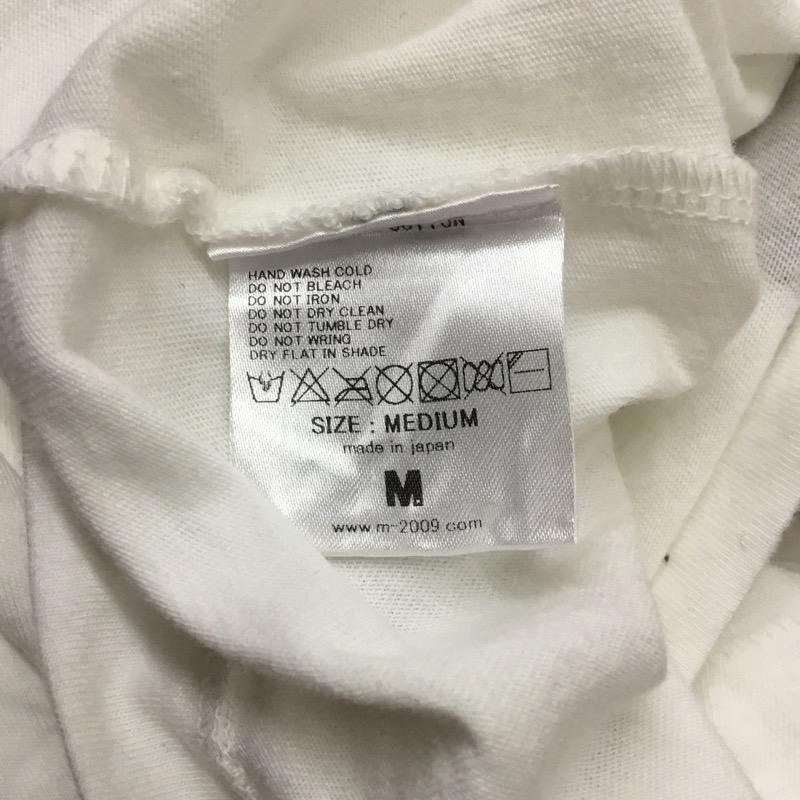 エム M Tシャツ 半袖 M ロゴ、文字 X プリント 白 / ホワイト / メンズ USED 古着 中古 10038624