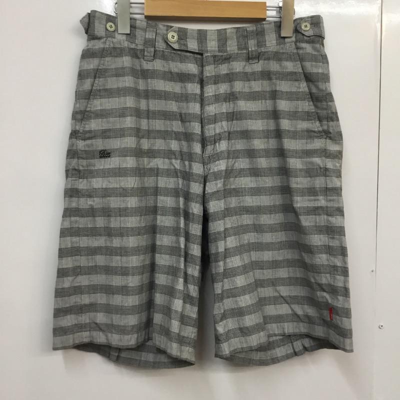 ダブルタップス W)TAPS パンツ ショートパンツ チェック S チェック 灰 / グレー / メンズ USED 古着 中古 10038630