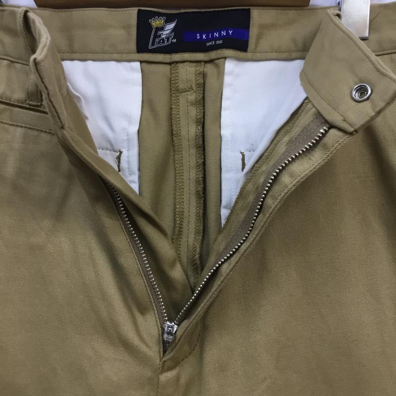 エフエイティー FAT パンツ チノパン ハーフパンツ 無地 ベージュ / ベージュ / メンズ USED 古着 中古 10038638