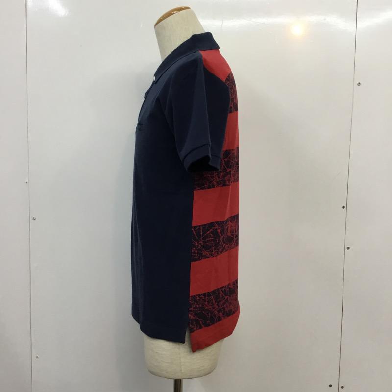 ビラボン BILLABONG ポロシャツ 半袖 S 赤 / レッド / X 紺 / ネイビー / メンズ USED 古着 中古 10038684