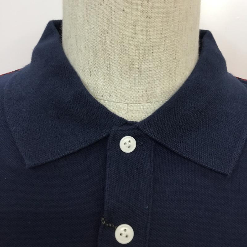 ビラボン BILLABONG ポロシャツ 半袖 S 赤 / レッド / X 紺 / ネイビー / メンズ USED 古着 中古 10038684