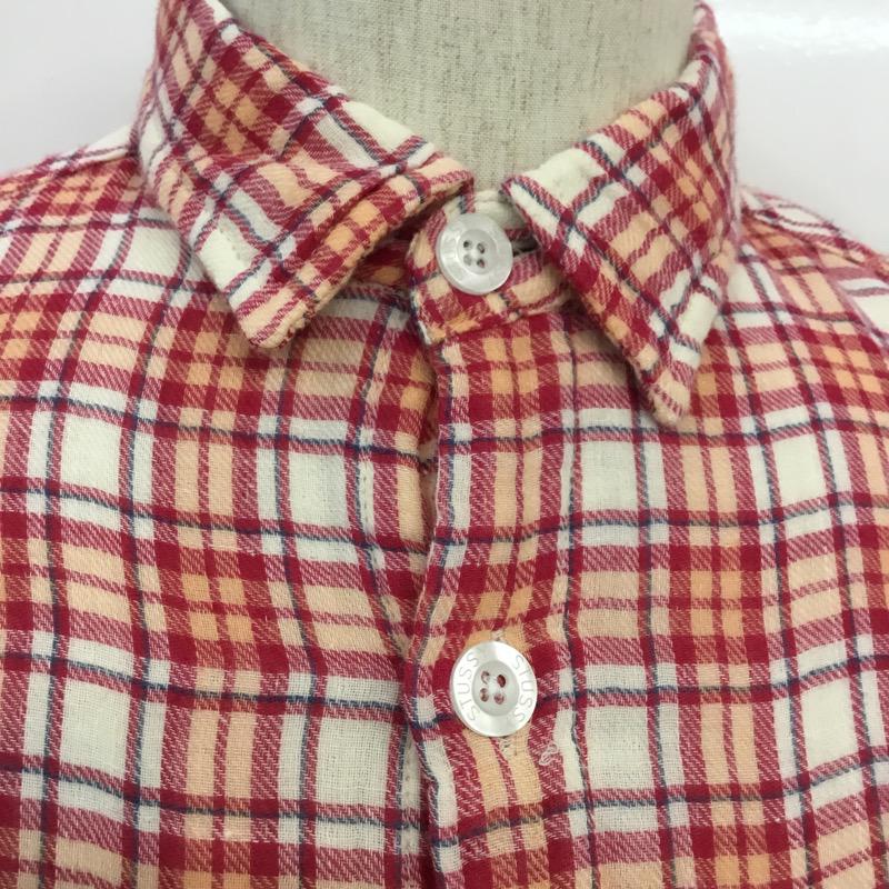 ステューシー STUSSY シャツ、ブラウス 半袖 チェック M チェック マルチカラー / マルチカラー / メンズ USED 古着 中古 10038705
