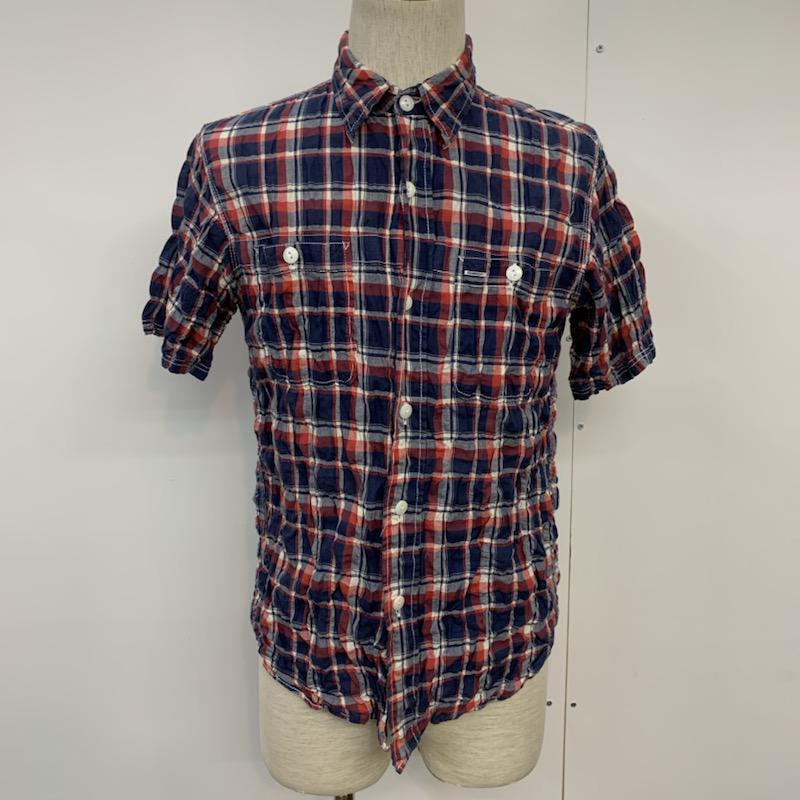 ドゥニーム Denime シャツ、ブラウス 半袖 チェックシャツ 半袖 M チェック マルチカラー / マルチカラー / メンズ USED 古着 中古 10038751