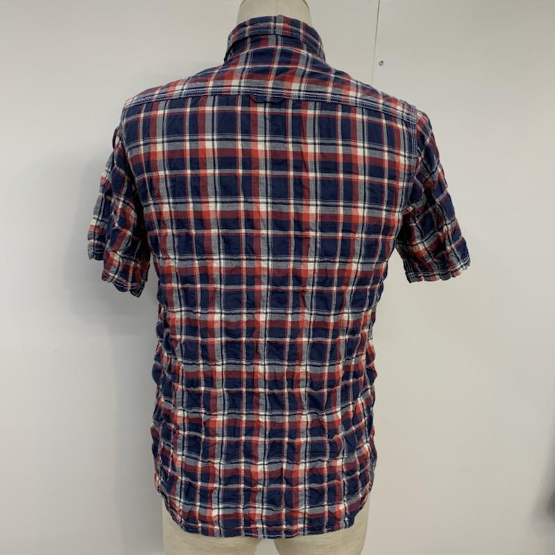 ドゥニーム Denime シャツ、ブラウス 半袖 チェックシャツ 半袖 M チェック マルチカラー / マルチカラー / メンズ USED 古着 中古 10038751