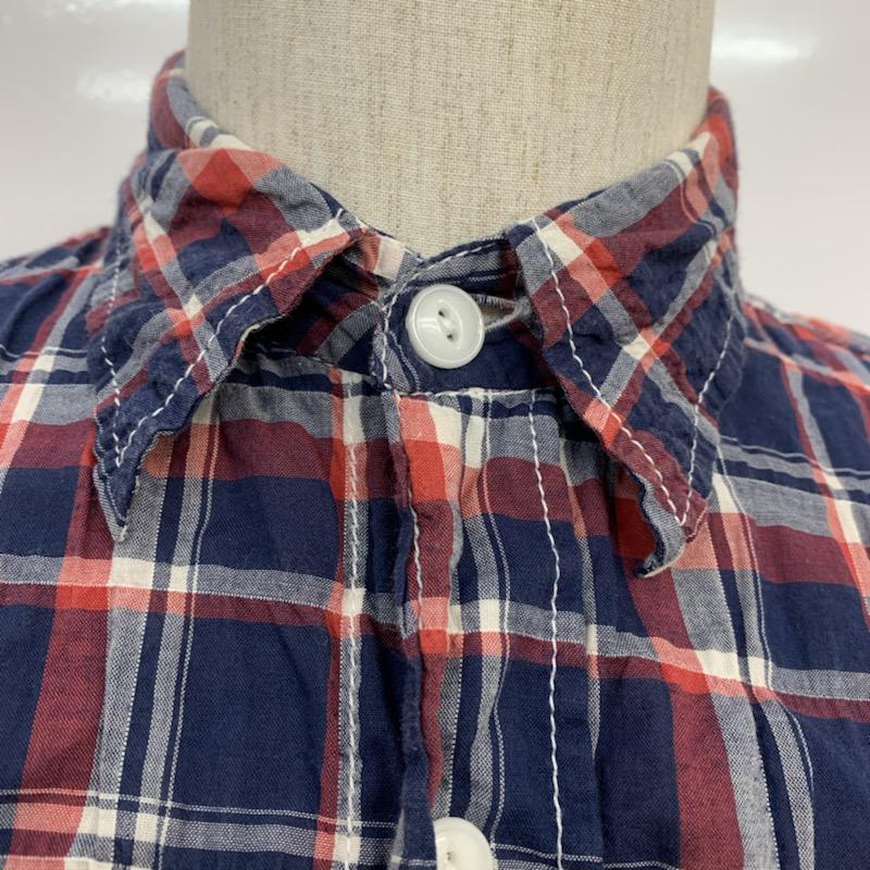ドゥニーム Denime シャツ、ブラウス 半袖 チェックシャツ 半袖 M チェック マルチカラー / マルチカラー / メンズ USED 古着 中古 10038751
