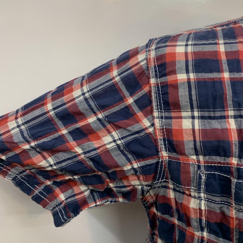 ドゥニーム Denime シャツ、ブラウス 半袖 チェックシャツ 半袖 M チェック マルチカラー / マルチカラー / メンズ USED 古着 中古 10038751