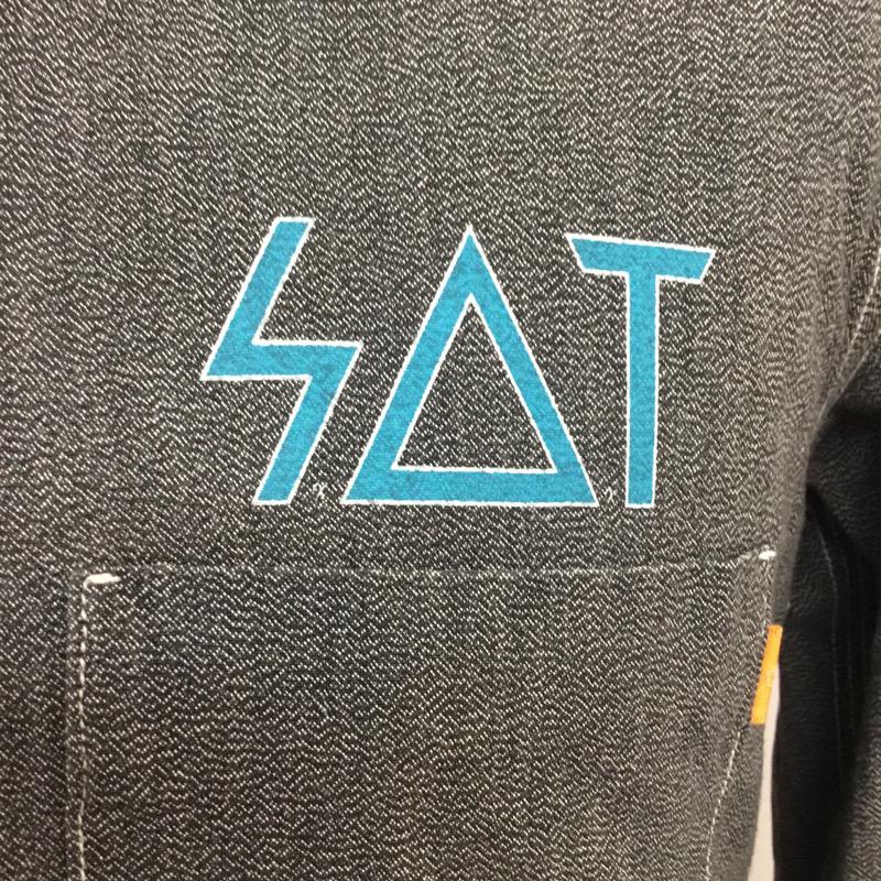 スティーム アンド スレッド Steam and Thread シャツ、ブラウス 長袖 S ロゴ、文字 灰 / グレー / メンズ USED 古着 中古 10038759