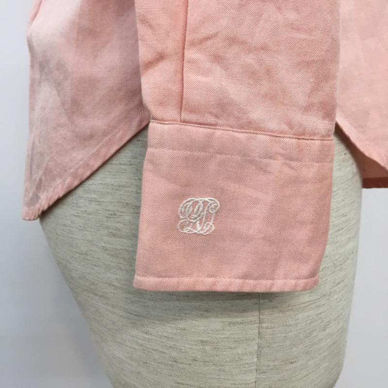 ラルフローレン RALPHLAUREN シャツ、ブラウス 長袖 ボタンダウンシャツ 長袖 6 無地 桃 / ピンク / メンズ USED 古着 中古 10038764