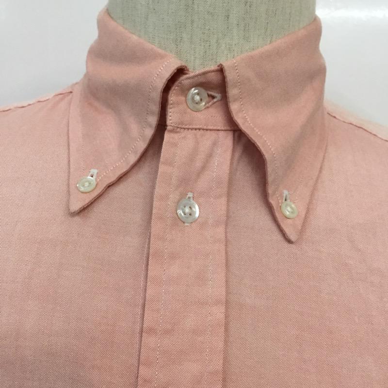 ラルフローレン RALPHLAUREN シャツ、ブラウス 長袖 ボタンダウンシャツ 長袖 6 無地 桃 / ピンク / メンズ USED 古着 中古 10038764