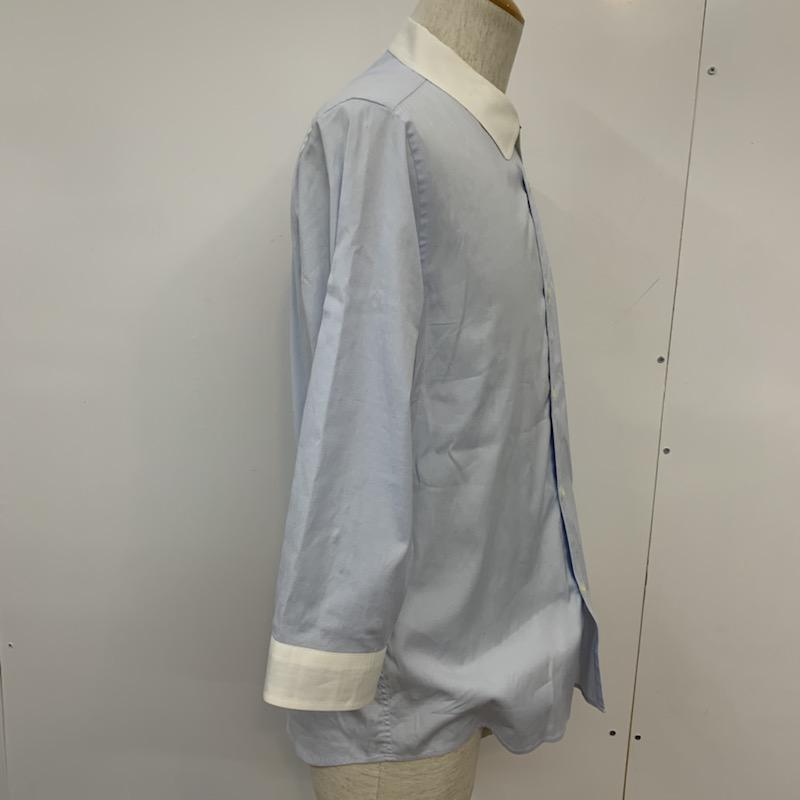 リコ RICO シャツ、ブラウス 長袖 M ワンポイント 水色 / ライトブルー / メンズ USED 古着 中古 10038786