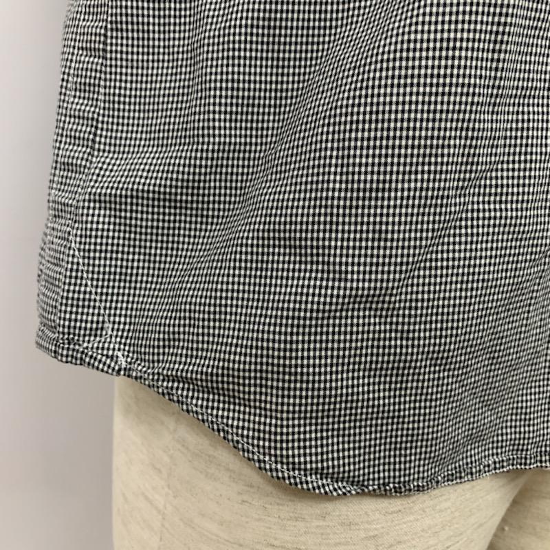 ナナミカ nanamica シャツ、ブラウス 半袖 チェックシャツ M チェック 白 / ホワイト / X 黒 / ブラック / メンズ USED 古着 中古 10038810