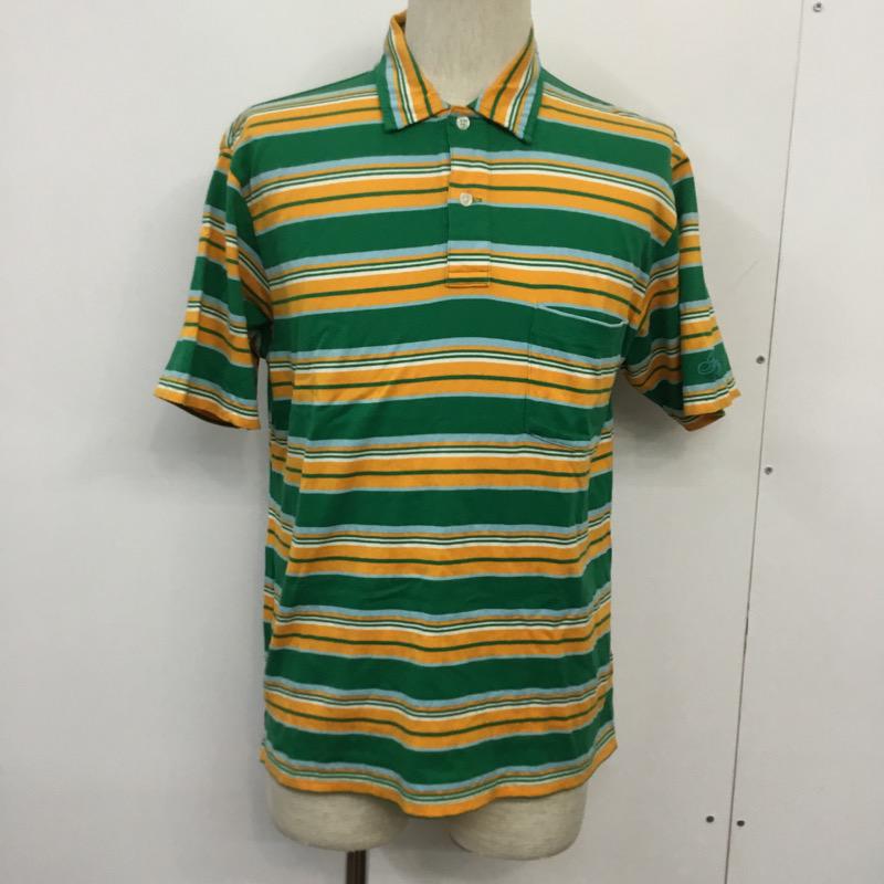 エフエイティー FAT ポロシャツ 半袖 ボーダー M ボーダー柄 マルチカラー / マルチカラー / メンズ USED 古着 中古 10038835