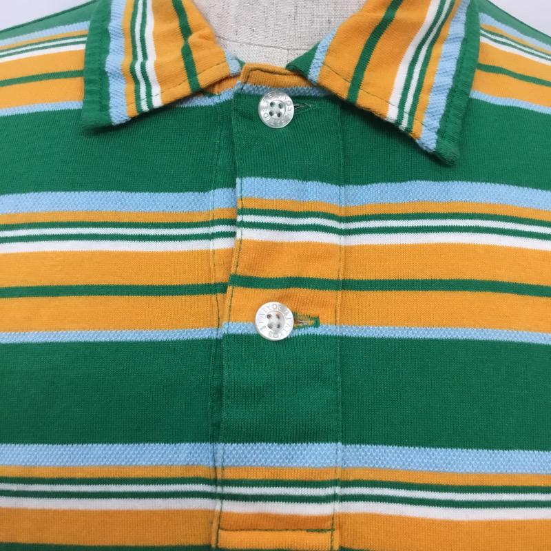 エフエイティー FAT ポロシャツ 半袖 ボーダー M ボーダー柄 マルチカラー / マルチカラー / メンズ USED 古着 中古 10038835