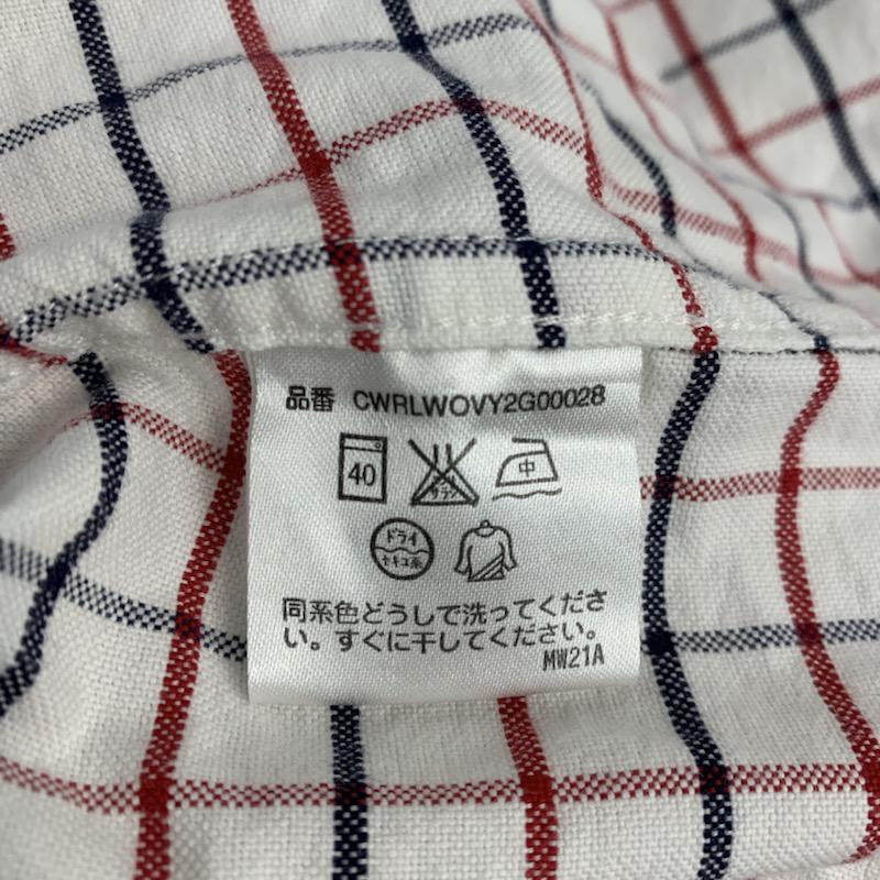 ラルフローレン RALPHLAUREN シャツ、ブラウス 長袖 チェックシャツ 長袖シャツ M チェック 白 / ホワイト / メンズ USED 古着 中古 10038859