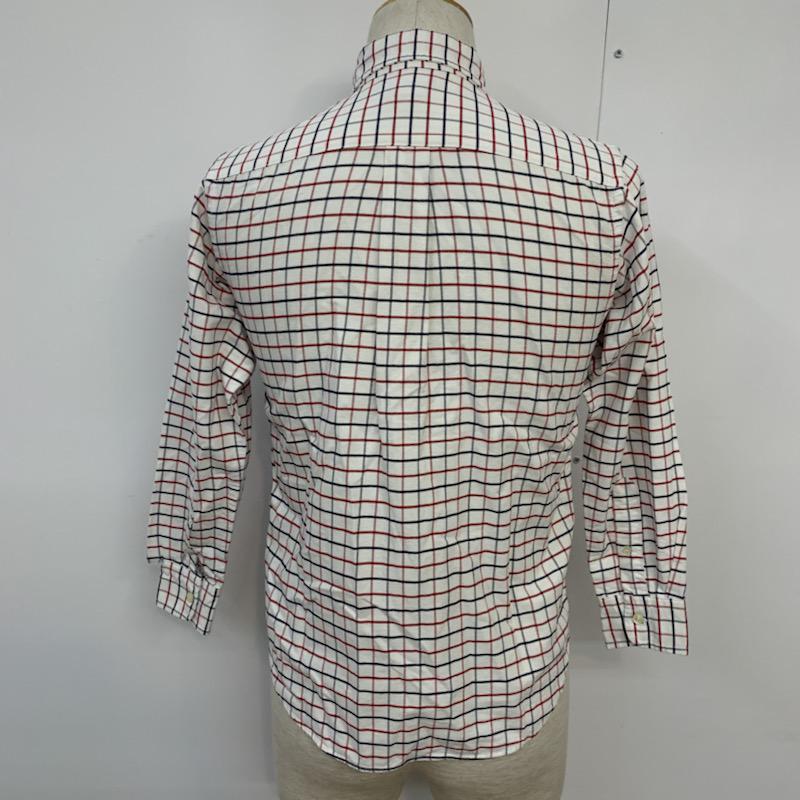 ラルフローレン RALPHLAUREN シャツ、ブラウス 長袖 チェックシャツ 長袖シャツ M チェック 白 / ホワイト / メンズ USED 古着 中古 10038859
